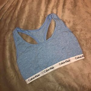 calvin klein sports bra